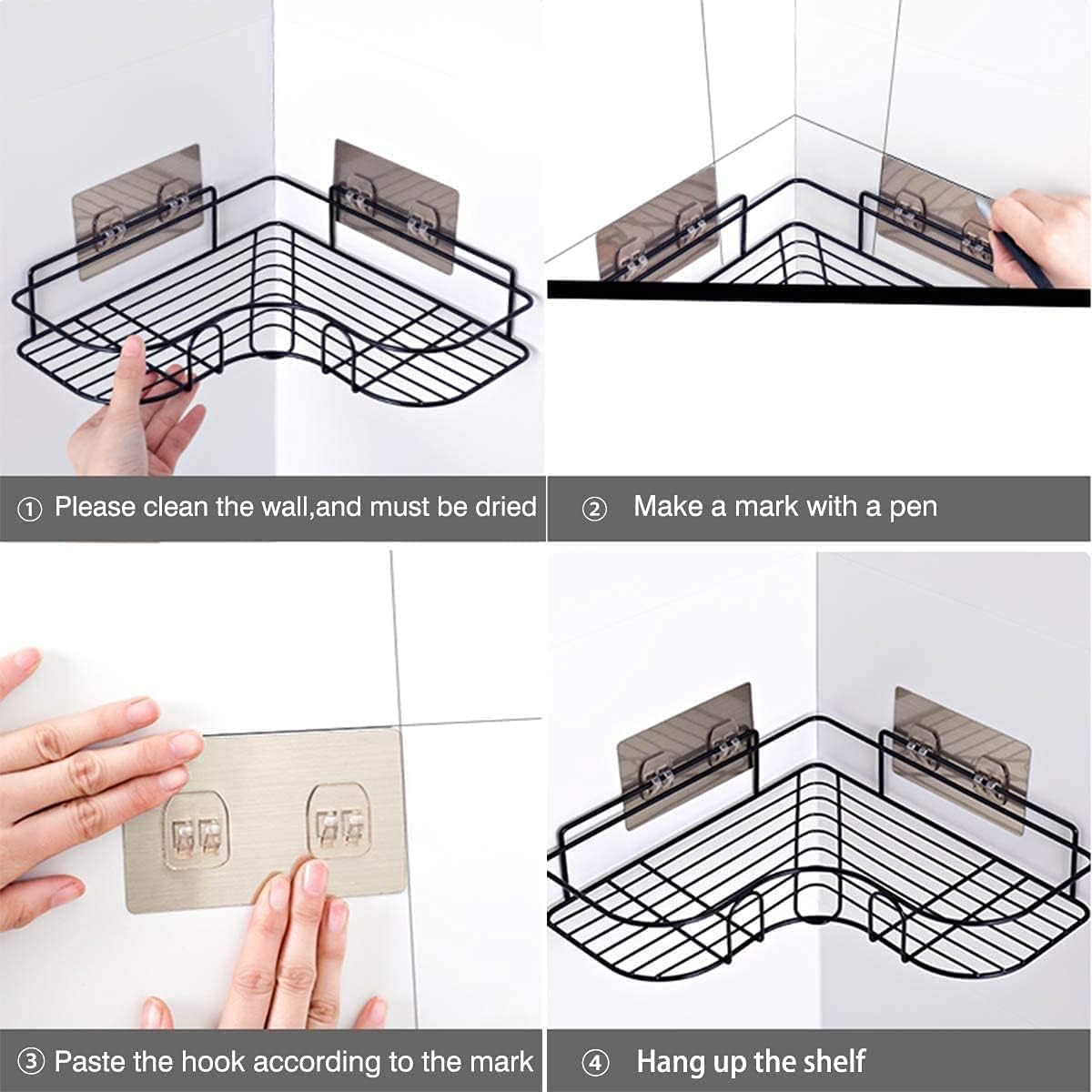 Corner Shelf Organizer – L-Shape | Pack of 1