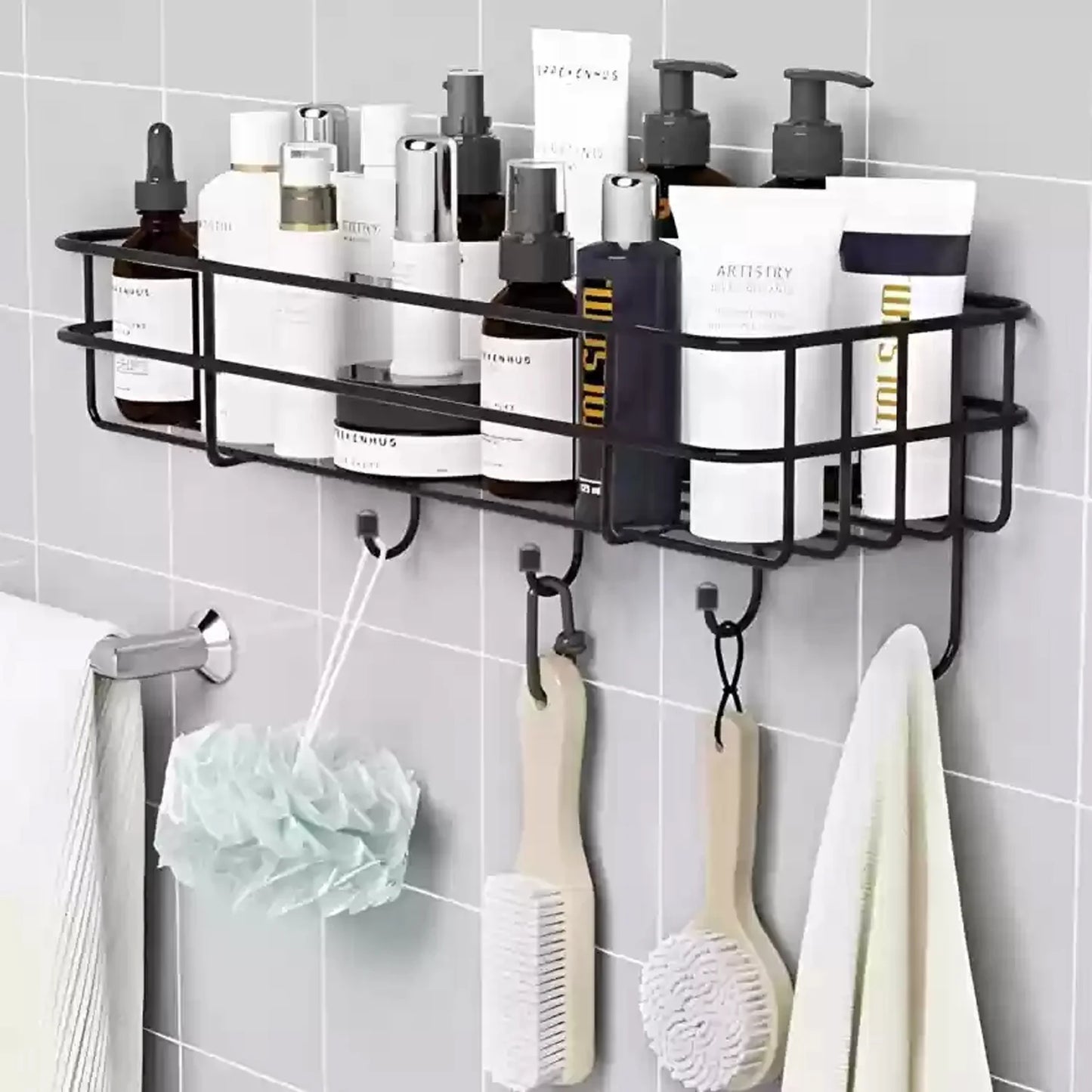 Corner Shelf Organizer – Pack of 2 | Rustproof Wall Mounted